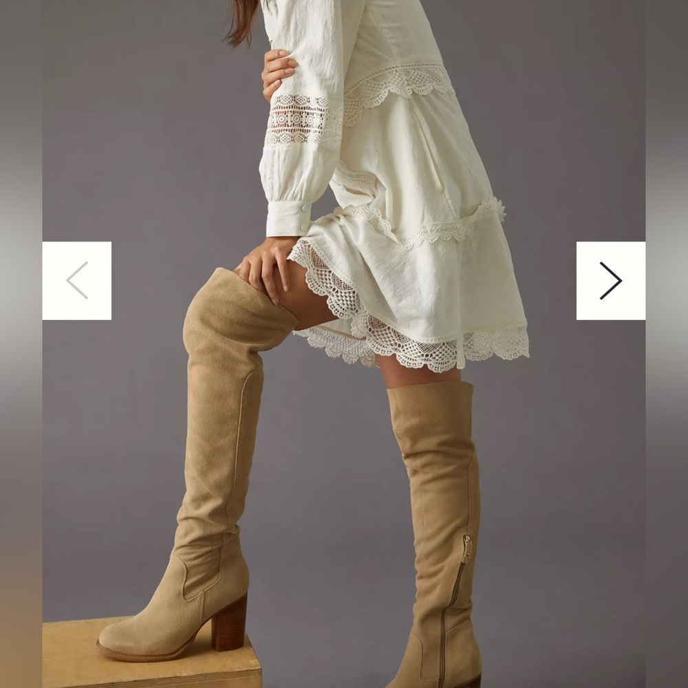NWT! NEW IN BOX! Vince Camuto Verona Over The Knee Suede Boots - Picture 2 of 12
